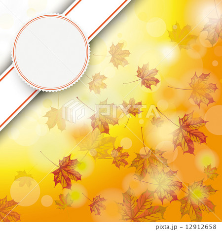 Autumn Foliage Fall Bevel Emblem Autumn Foliage Fall Bevel Emblem 12912658