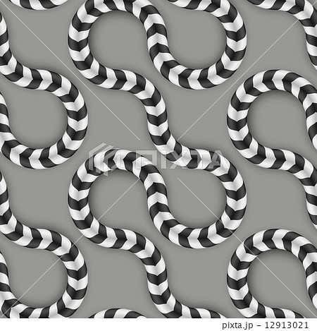 Zig Zag Stripes, Optical Illusion, Vector Seamless Pattern. Some Zig Zag Stripes, Optical Illusion, Vector Seamless Pattern. Some 12913021