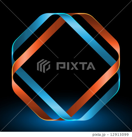 Abstract Mobius Strip Twisted Ribbons. Vector Illustration. 12913099