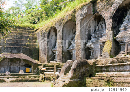 Bali. Indonesia. .Temple-tomb of imperial family. Gunung-Kavi... 12914949