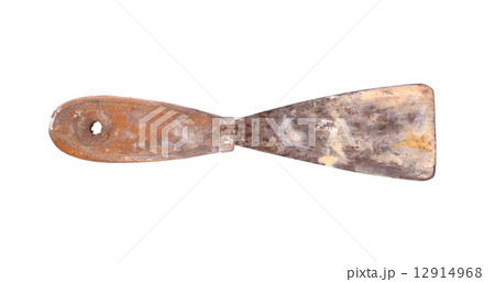 Old dirty and rusty scraper 12914968