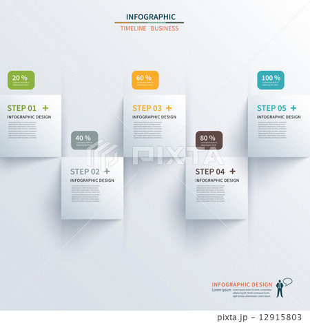 paper tab timeline infographic paper tab timeline infographic 12915803