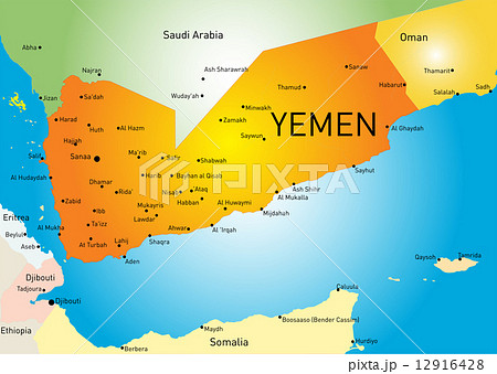 Yemen map 12916428