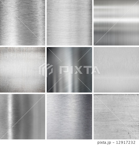 metal plates textured backgrounds set 12917232