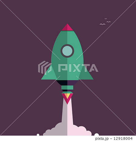 Start up new business project with rocket Start up new business project with rocket 12918004
