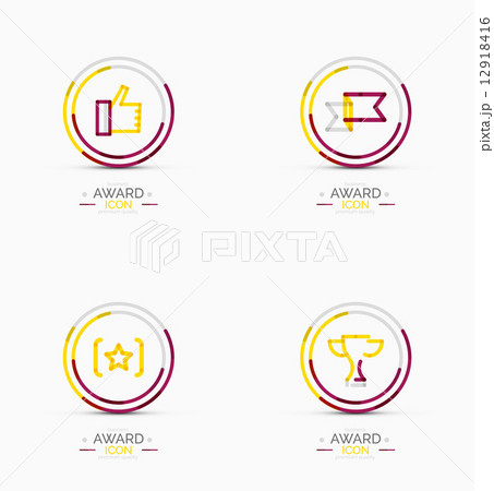 Award icon set, Logo collection Award icon set, Logo collection 12918416