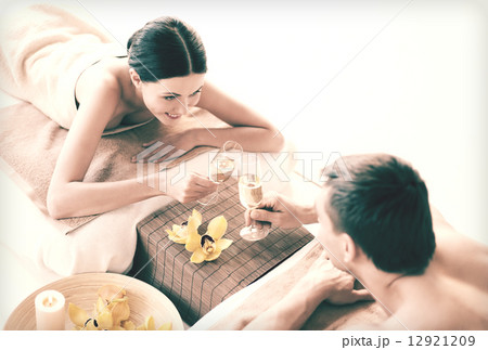 couple in spa couple in spa 12921209