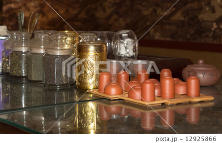 Tea in the tea shop, China 12925866