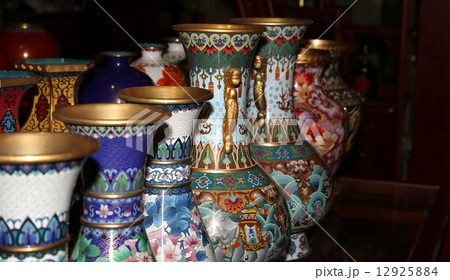 Traditional Chinese vases at a Chinese market 12925884