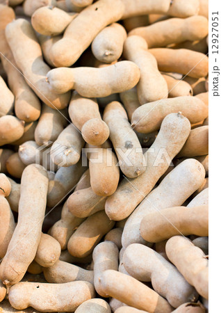 Close up of tamarind fruit. 12927051