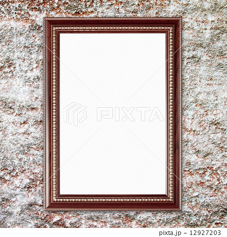 blank wood wall on ancient stone wall 12927203