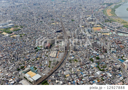 守口市を空撮 守口市を空撮 12927888
