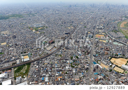 守口市を空撮 守口市を空撮 12927889