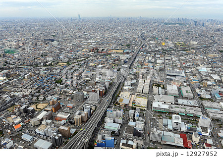 東大阪市長田を空撮 東大阪市長田を空撮 12927952