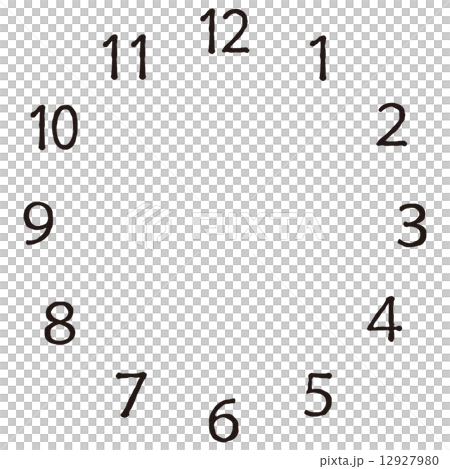 Watch number - Stock Illustration [12927980] - PIXTA