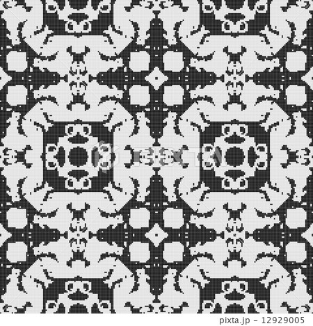 Lace curtain texture 12929005