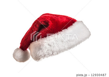 Santa hat on white Santa hat on white 12930487