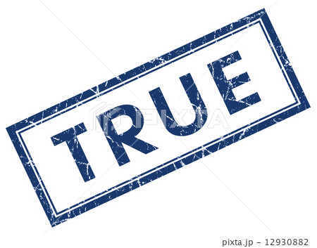 true blue square stamp isolated on white background true blue square stamp isolated on white background 12930882