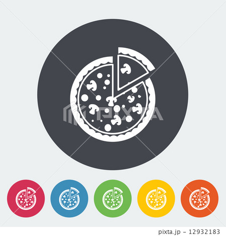 Pizza flat icon 12932183