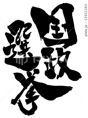 国政選挙・・・文字 12932263