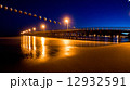 Blood Moon Composite  over Ocean Pier 12932591