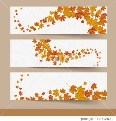 Three Autumn Banners PiAd Three Autumn Banners PiAd 12932871