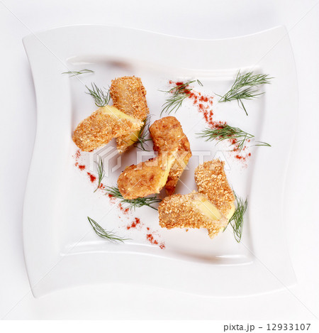 cheese sticks fried with sesame 12933107