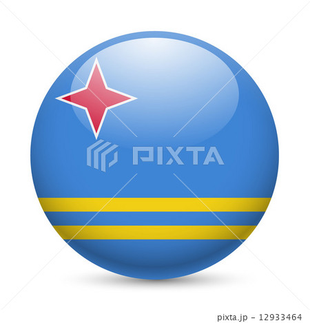 Round glossy icon of Aruba Round glossy icon of Aruba 12933464
