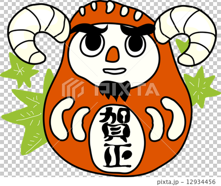 未年年賀状用アイコン★それ行け！ひつじ達磨！＠（（'ェ'））＠  12934456