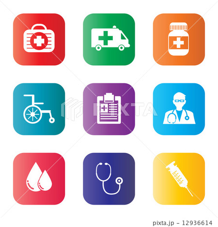 Medical icon set 12936614