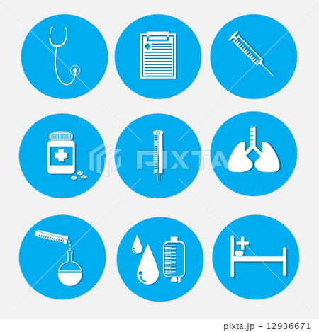 Medical icon set 12936671
