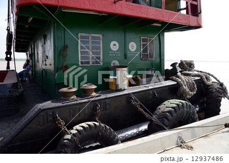 カンボジア　プノンペン　プノンペン港 12937486