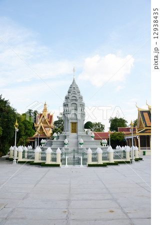 カンボジア プノンペン 王宮 カンボジア プノンペン 王宮 12938435