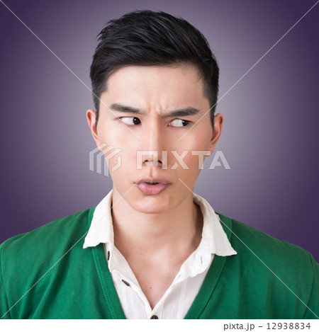Funny facial expression 12938834