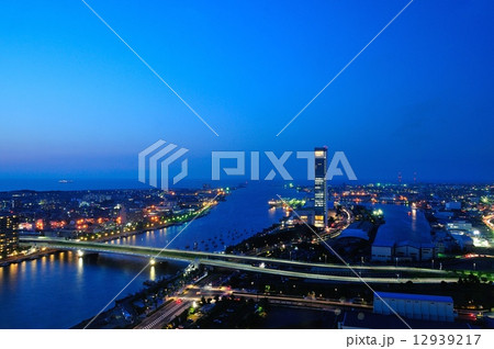 新潟西港夜景 新潟西港夜景 12939217