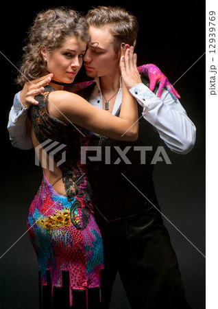 Young couple dancing Young couple dancing 12939769