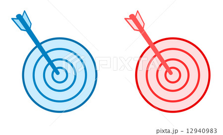 シンプルな的と矢 12940983