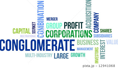 word cloud - conglomerate word cloud - conglomerate 12941068