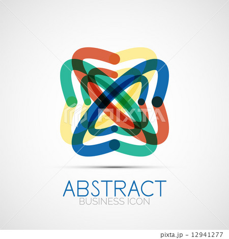 Line design loop logo Line design loop logo 12941277