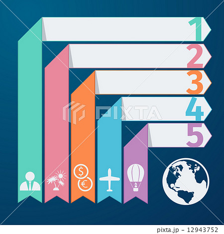 Modern spiral infographics options banner 12943752