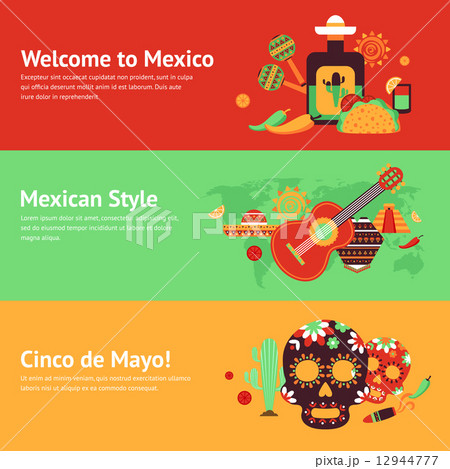 Mexico banner set 12944777