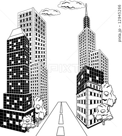 Cartoon City, downtown Cartoon City, downtown 12945266