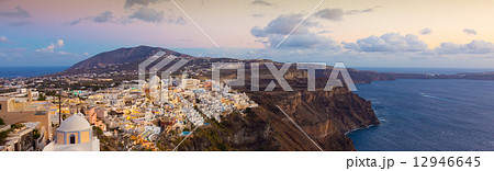 Thira, Santorini, Greece. Thira, Santorini, Greece. 12946645