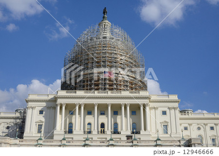 アメリカ ワシントン 国会議事堂修復 アメリカ ワシントン 国会議事堂修復 12946666