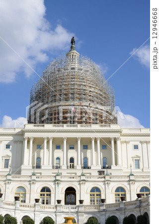 アメリカ ワシントン 国会議事堂修復 アメリカ ワシントン 国会議事堂修復 12946668