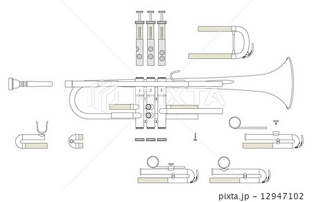 トランペット　パーツ 12947102