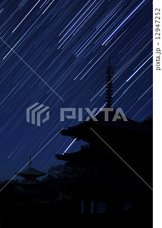 星空 奈良 當麻寺 星空 奈良 當麻寺 12947252