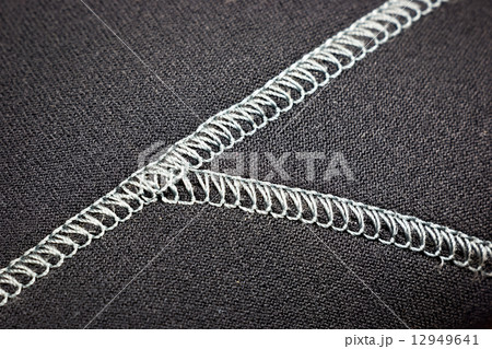 Stithed seam of diving wetsuit Stithed seam of diving wetsuit 12949641