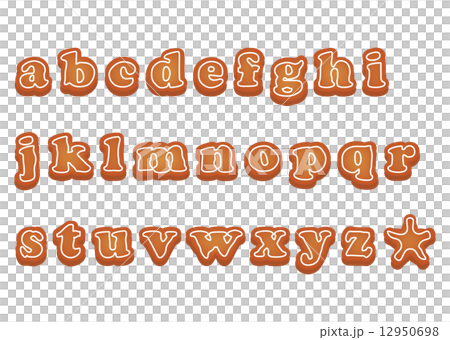 クッキーフォント abc 12950698