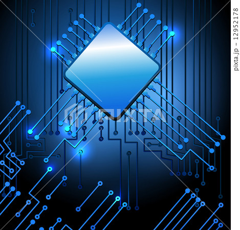 Drawing modern electronic circuit Drawing modern electronic circuit 12952178